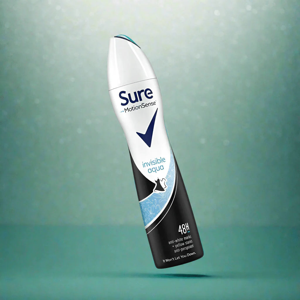 SURE MOTION SENSE INVISIBLE AQUA 250ML SINGLE